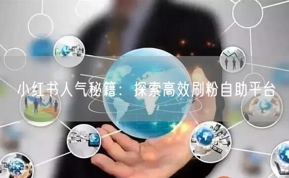 小红书人气秘籍:探索高效刷粉自助平台